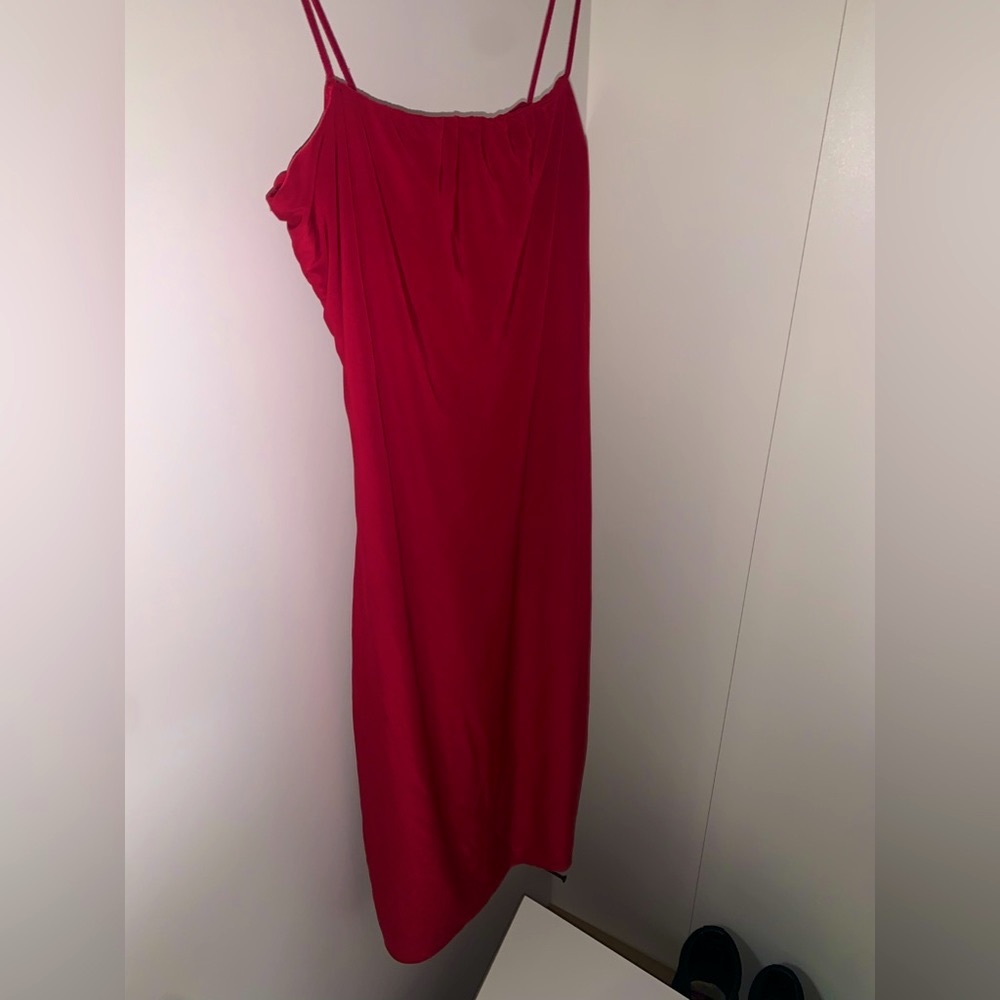 Sexy red cocktail dress